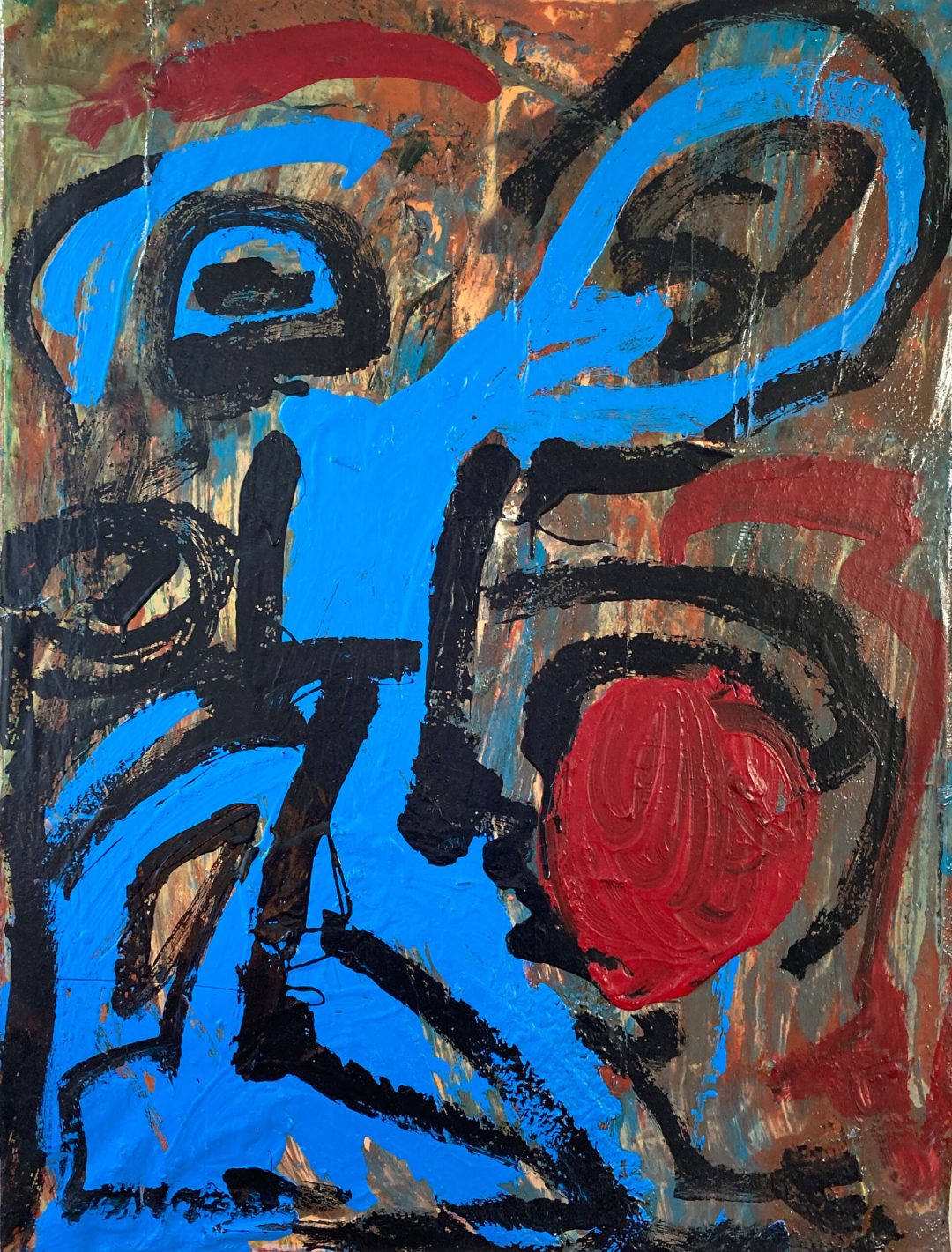 Oil & acrylic on canvas/paper - mixed media • size 70 x 90cm