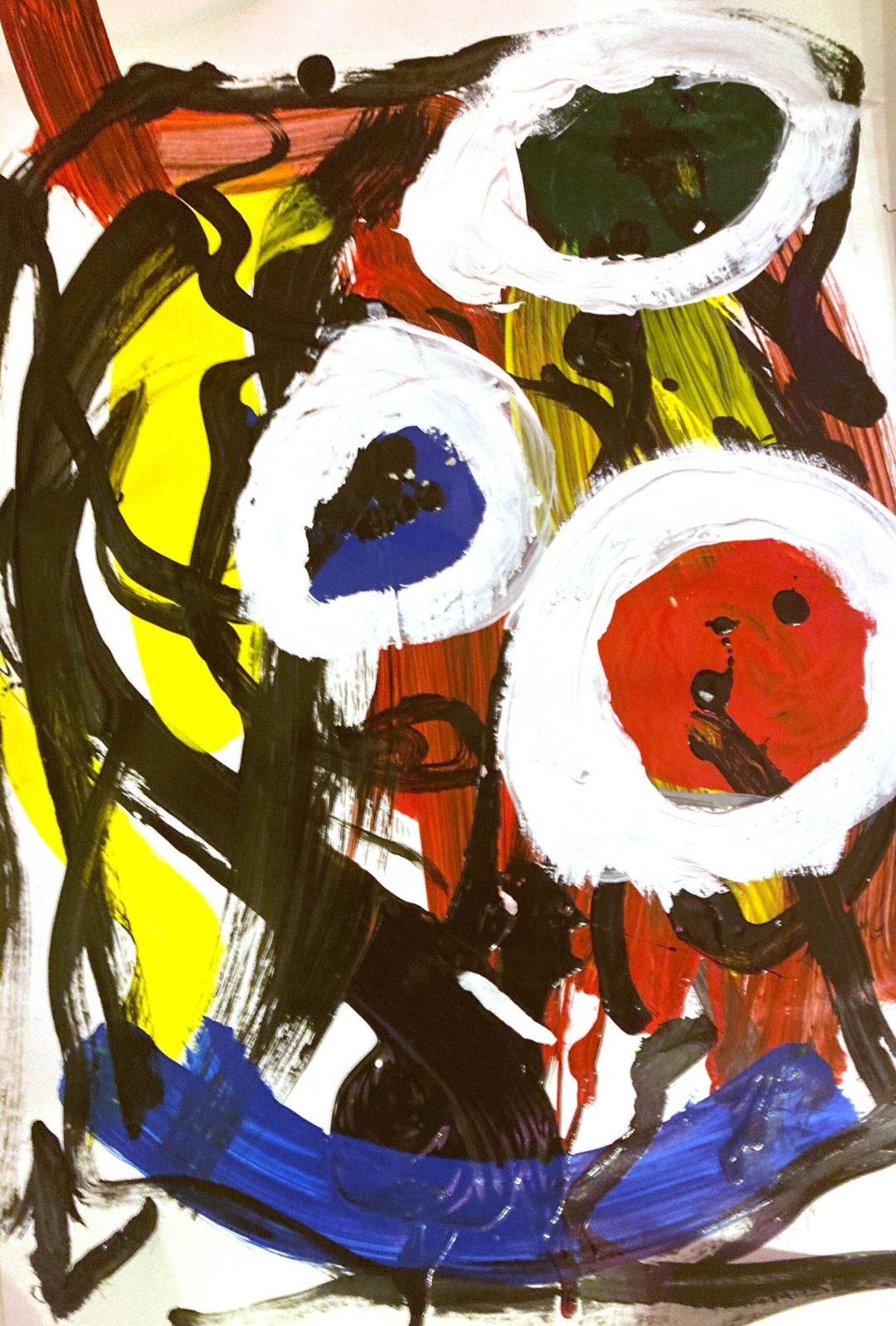 Oil & acrylic on 220 g/m2 paper • size 42 x 59,4 cm