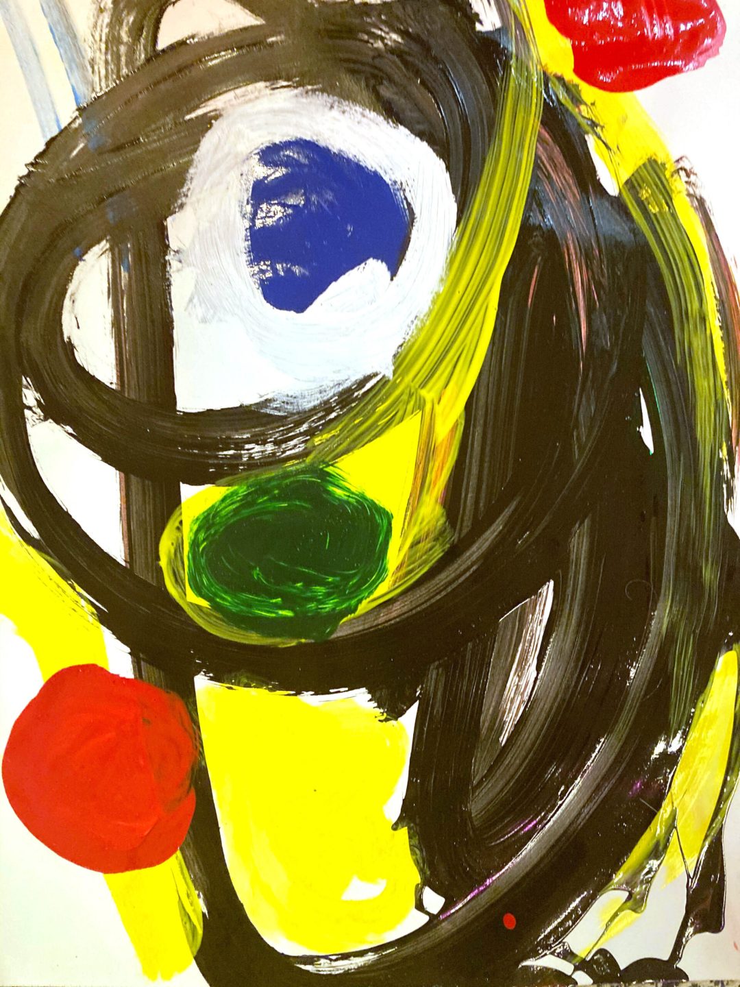 Oil & acrylic on 220 g/m2 paper • size 42 x 59,4 cm