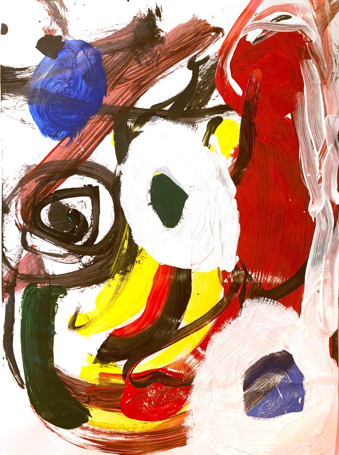 Oil & acrylic on 220 g/m2 paper • size 42 x 59,4 cm