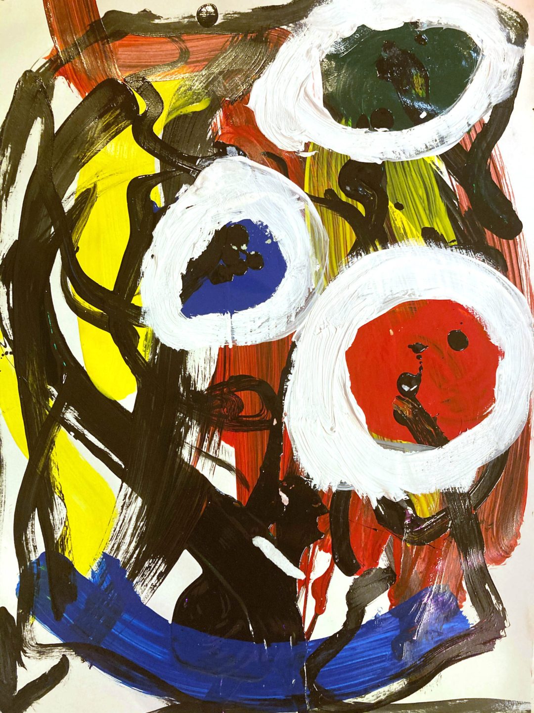 Oil & acrylic on 220 g/m2 paper • size 42 x 59,4 cm