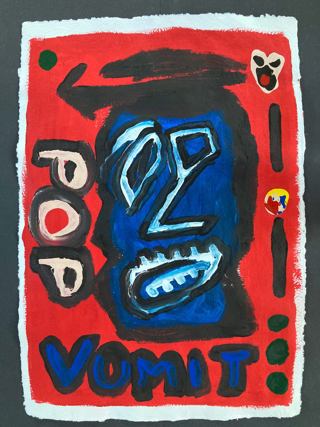 Acrylic on 250 g/m2 - 100% handmade Cotton-Rag paper • size A1 - 59.4 x 84.1 cm • ref_7180