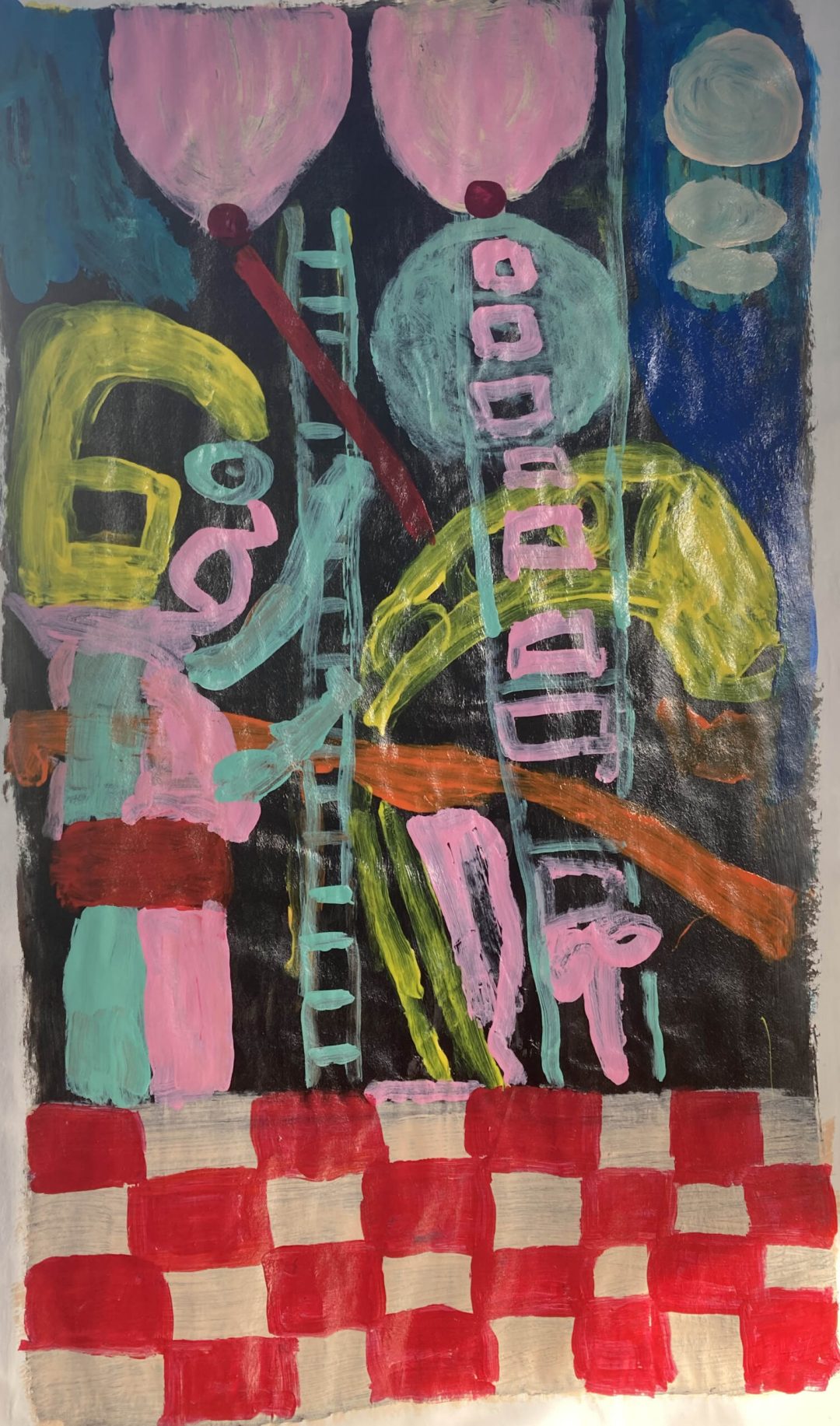 Acrylic on 250 g/m2 – paper