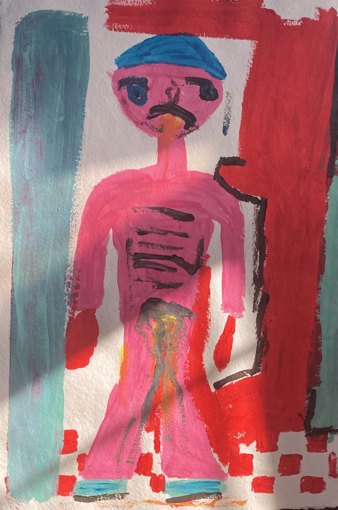 Acrylic on 250 g/m2 – 100% handmade Cotton-Rag paper
size A1 – 59.4 x 84.1 cm