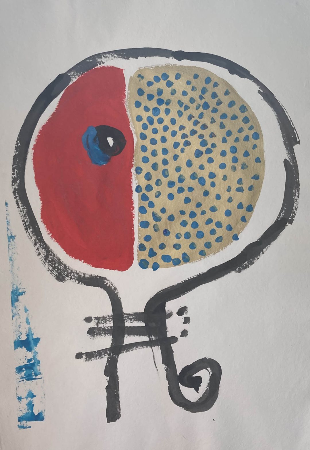 Acrylic on 250 g/m2 – 100% handmade Cotton-Rag paper
size A1 – 59.4 x 84.1 cm
SOLD!