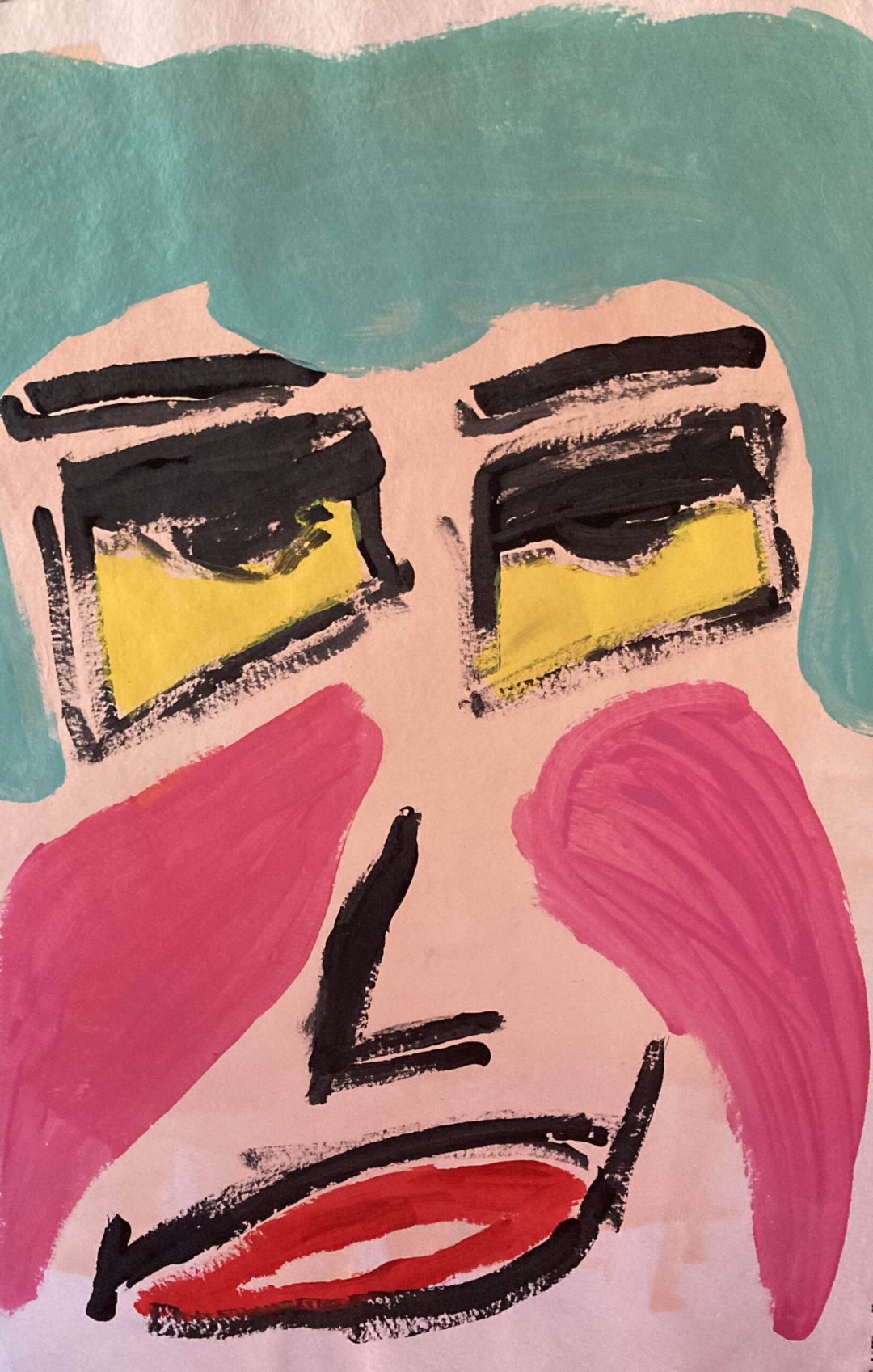 Hand printed silkscreen on 250 g/m2 – 100% handmade Cotton-Rag paper size A1 – 59.4 x 84.1 cm