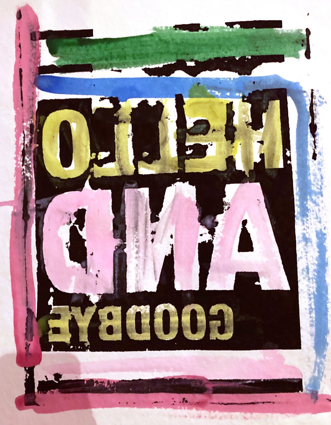 Acrylic on 250 g/m2 – 100% handmade Cotton-Rag paper size A2 – 42,0 x 59,4 cm