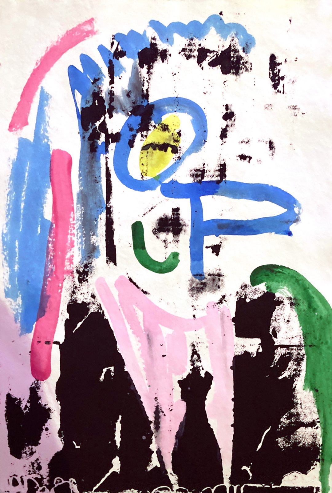 Acrylic on 250 g/m2 – 100% handmade Cotton-Rag paper
size A2 – 42,0 x 59,4 cm