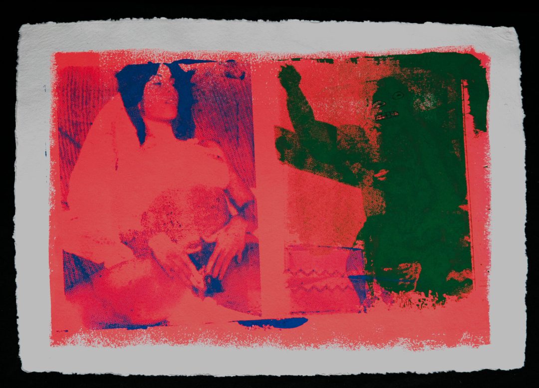 Hand printed silkscreen on 250 g/m2 – 100% handmade Cotton-Rag paper size A1 – 59.4 x 84.1 cm