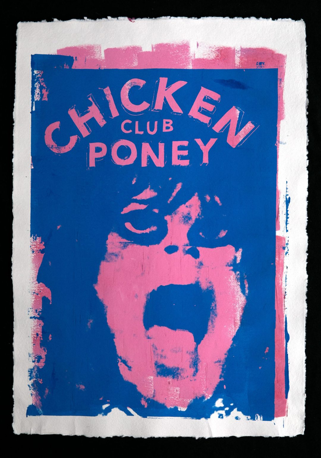 Hand printed silkscreen on 250 g/m2 – 100% handmade Cotton-Rag paper size A1 – 59.4 x 84.1 cm