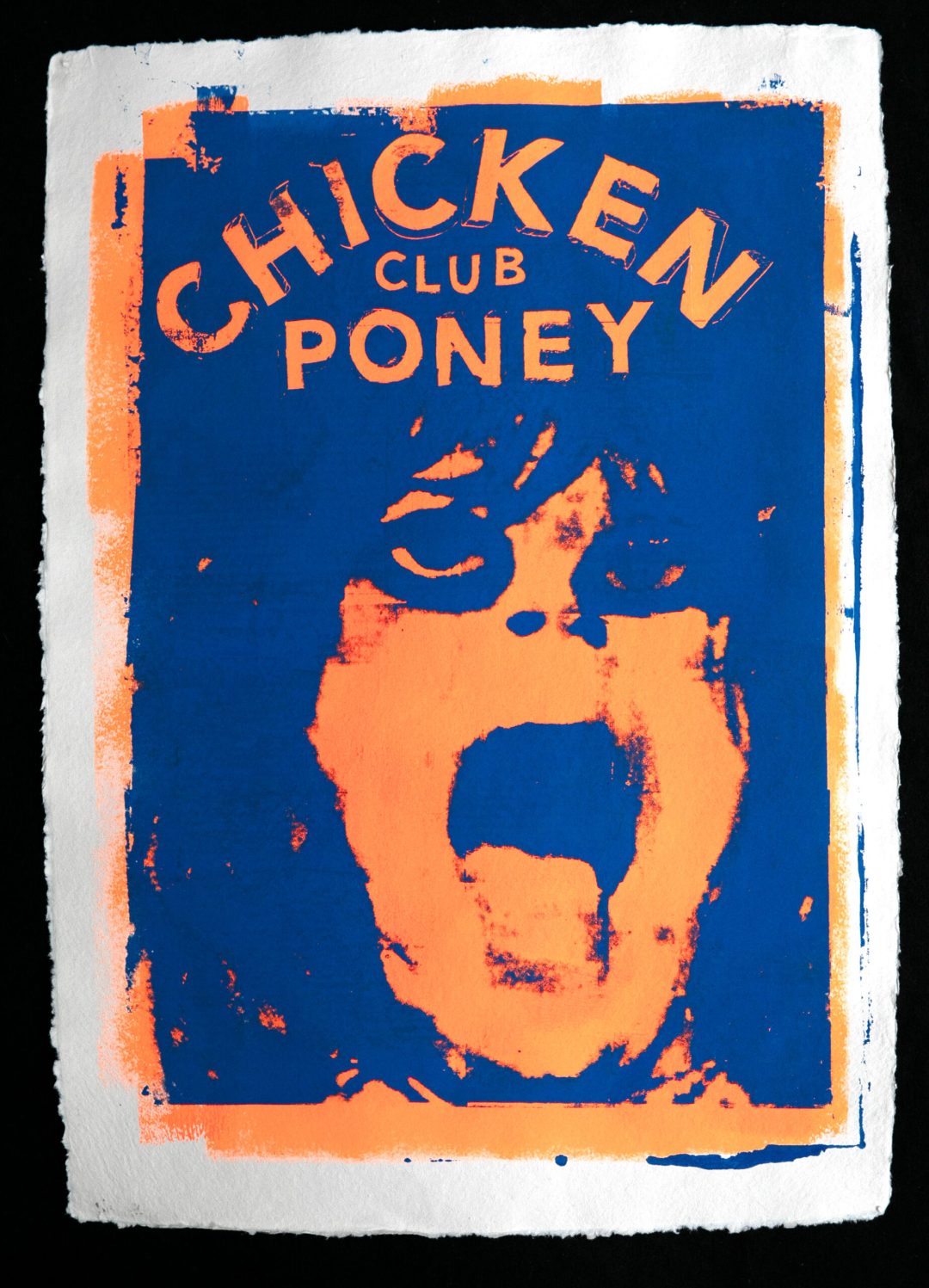 Hand printed silkscreen on 250 g/m2 – 100% handmade Cotton-Rag paper size A1 – 59.4 x 84.1 cm