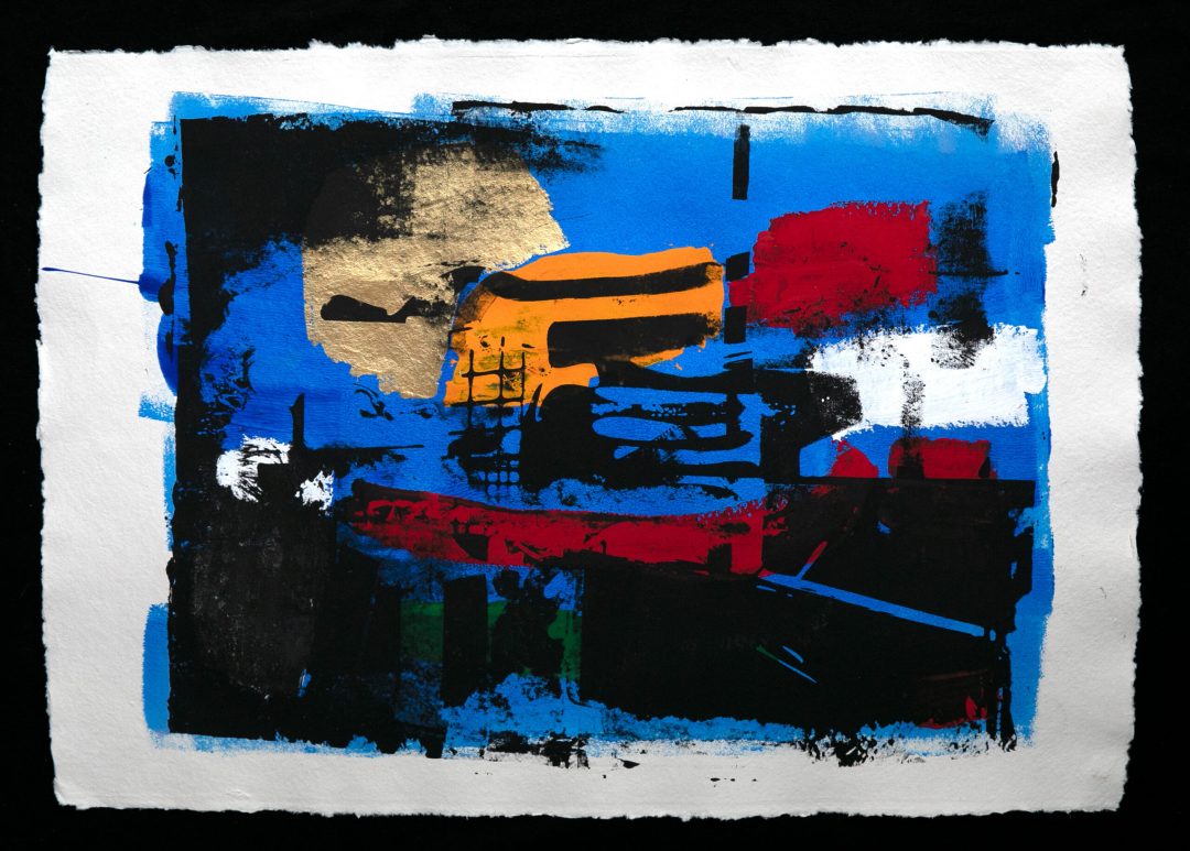 Hand printed silkscreen on 250 g/m2 – 100% handmade Cotton-Rag paper size A1 – 59.4 x 84.1 cm