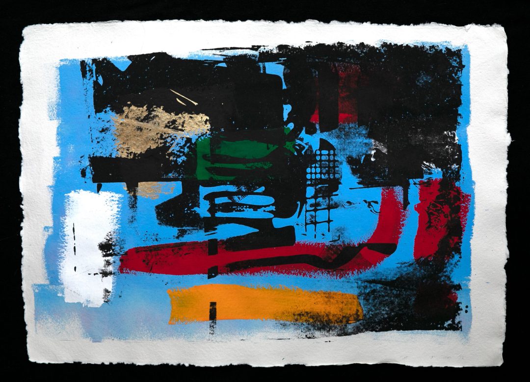 Hand printed silkscreen on 250 g/m2 – 100% handmade Cotton-Rag paper size A1 – 59.4 x 84.1 cm