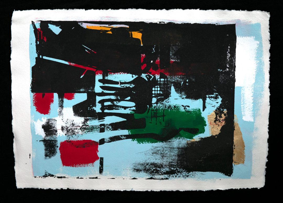 Hand printed silkscreen on 250 g/m2 – 100% handmade Cotton-Rag paper size A1 – 59.4 x 84.1 cm