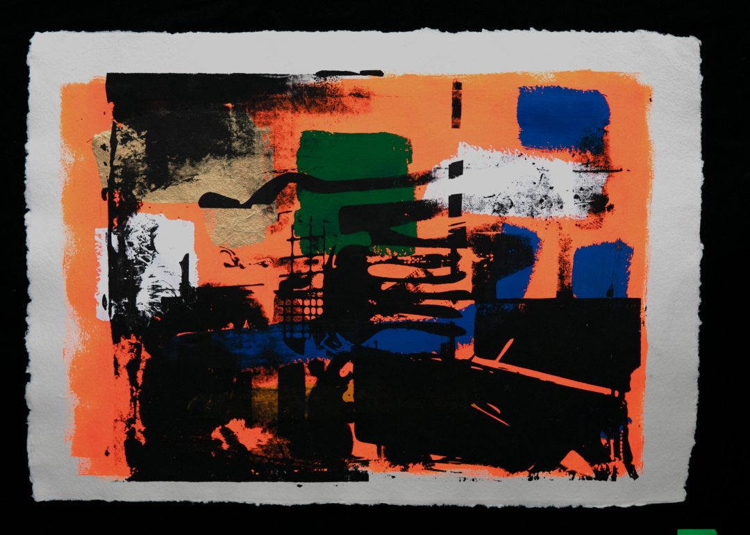 Hand printed silkscreen on 250 g/m2 – 100% handmade Cotton-Rag paper size A1 – 59.4 x 84.1 cm