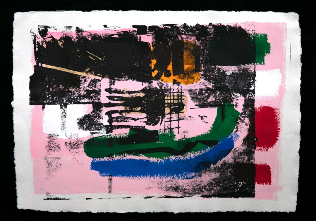 Hand printed silkscreen on 250 g/m2 – 100% handmade Cotton-Rag paper size A1 – 59.4 x 84.1 cm