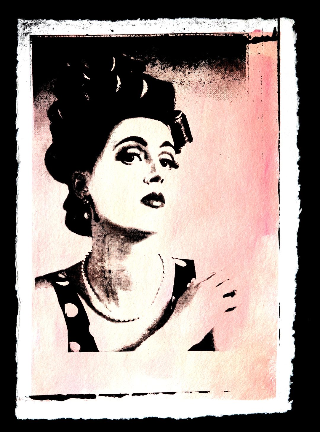 Hand printed silkscreen on 250 g/m2 – 100% handmade Cotton-Rag paper size A2 – 42.0 x 59.4cm