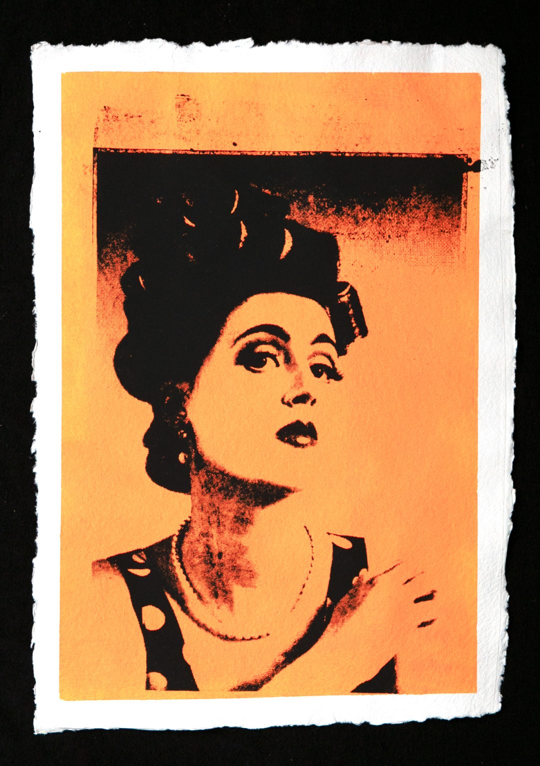 Hand printed silkscreen on 250 g/m2 – 100% handmade Cotton-Rag paper size A2 – 42.0 x 59.4cm