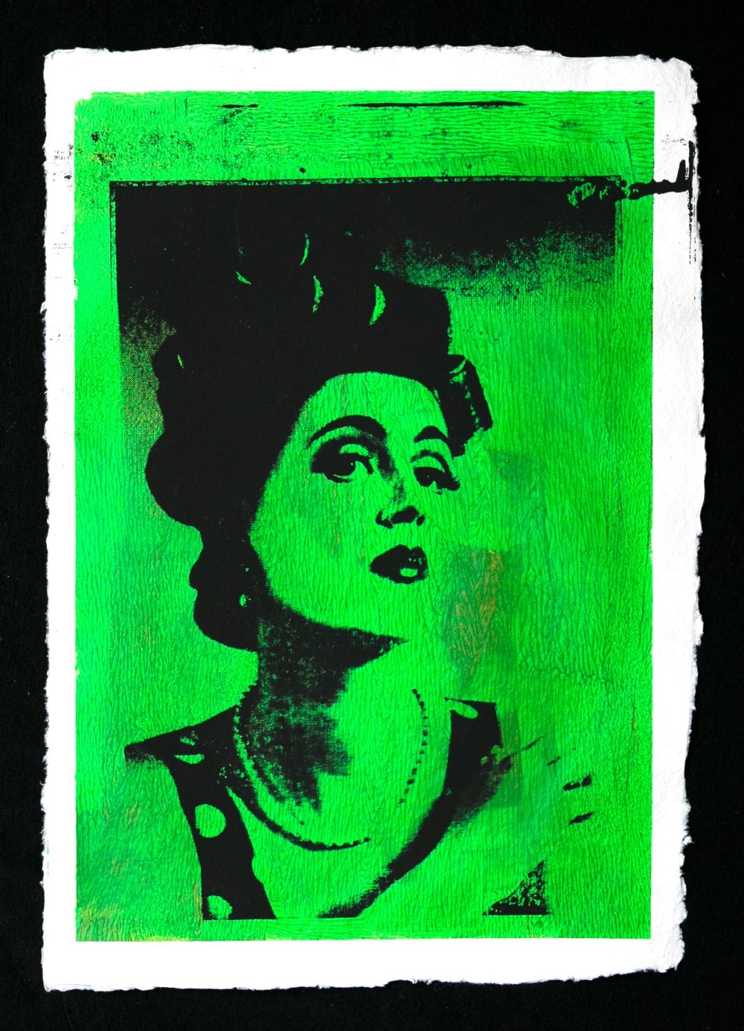 Hand printed silkscreen on 250 g/m2 – 100% handmade Cotton-Rag paper size A2 – 42.0 x 59.4cm