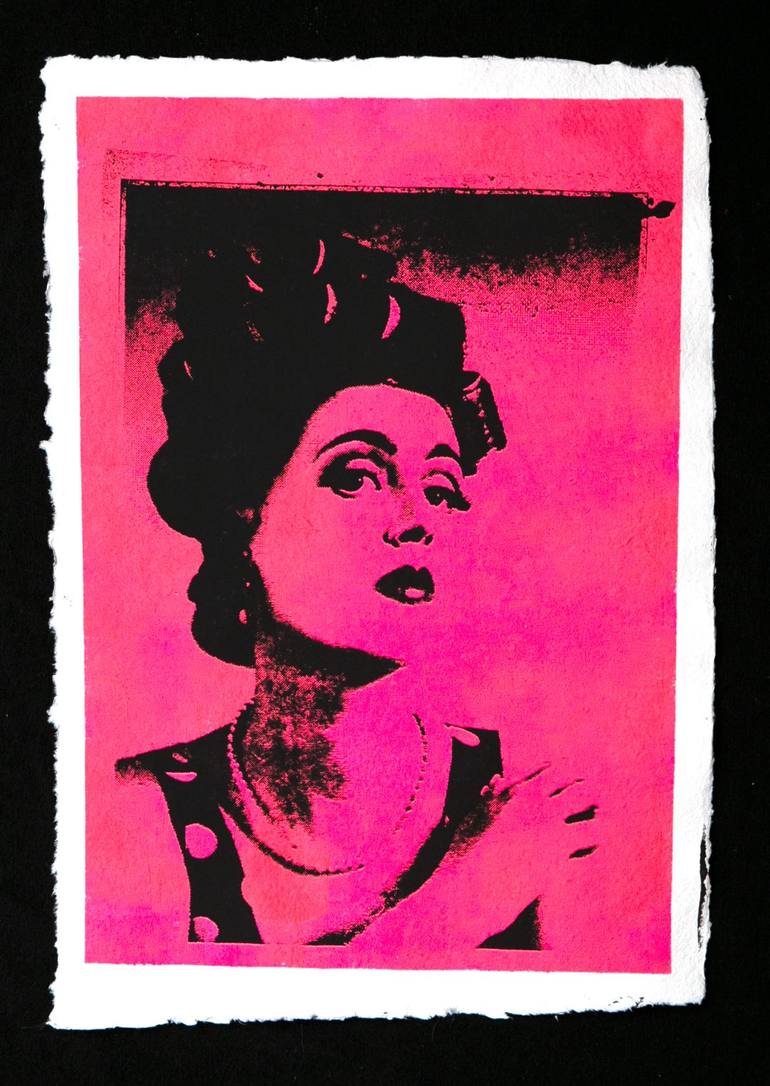 Hand printed silkscreen on 250 g/m2 – 100% handmade Cotton-Rag paper size A2 – 42.0 x 59.4cm